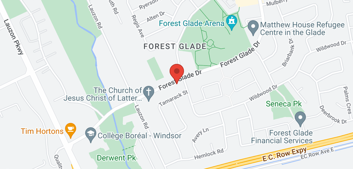 map of 3420 FOREST GLADE DRIVE